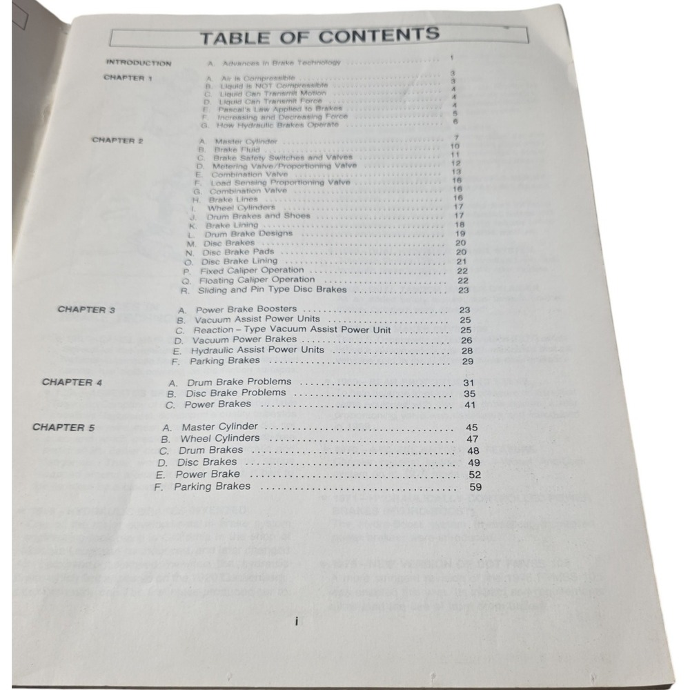 Chrysler Brake Systems Student Reference Book Training Program Development - Picture 5 of 5